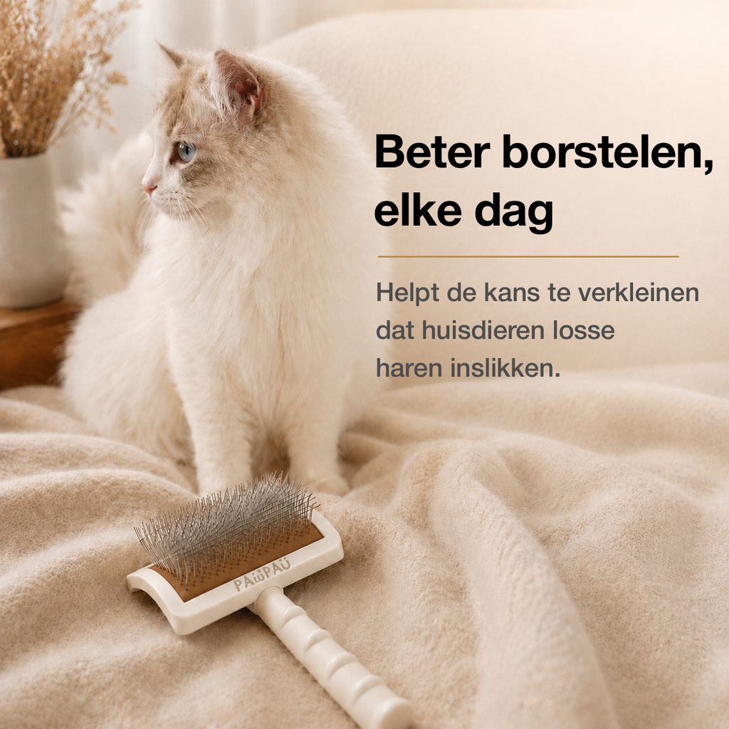 PawPau Slickerborstel voor Katten & Honden