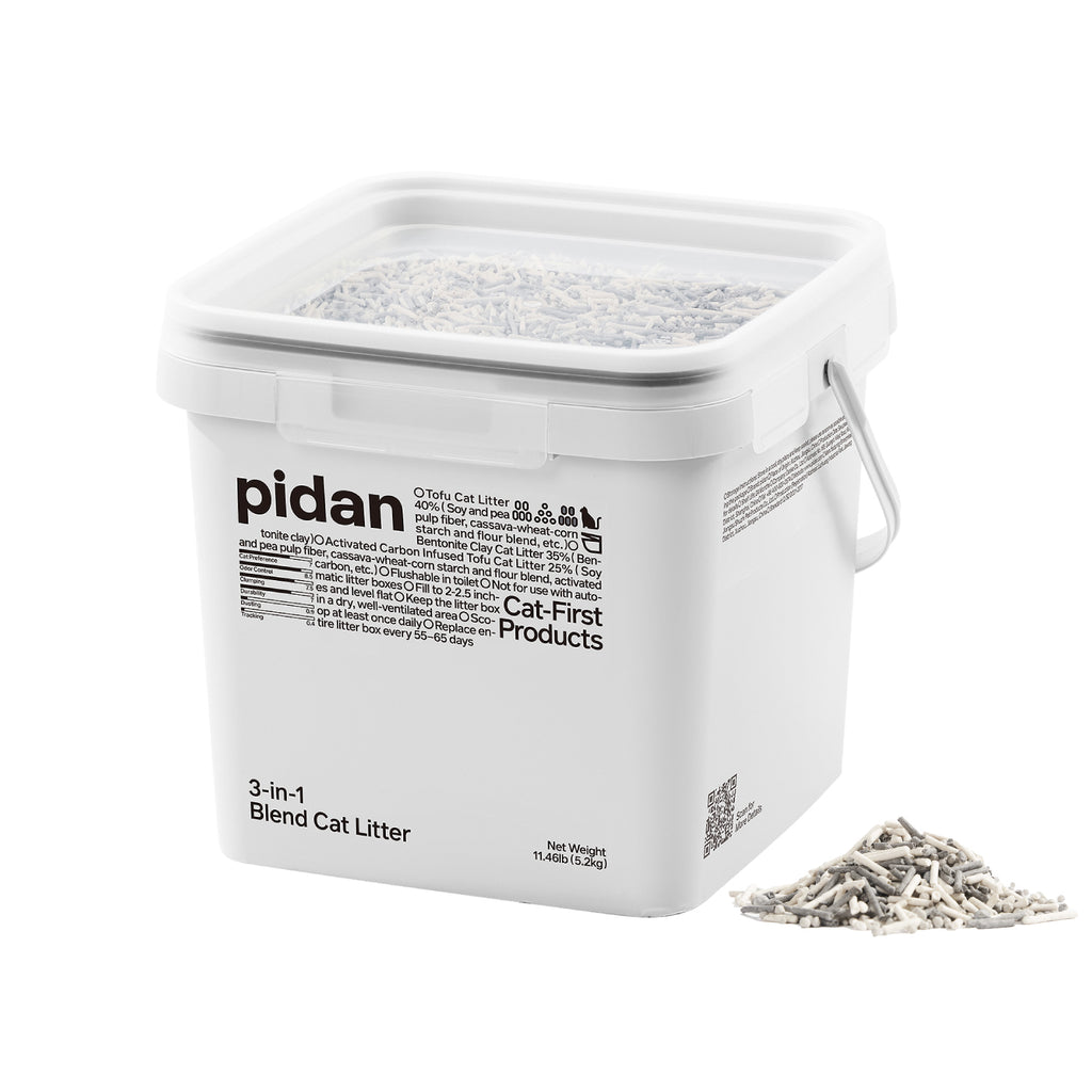 pidan 3-in-1 Tofu, Bentonite, and Activated Carbon Cat Litter