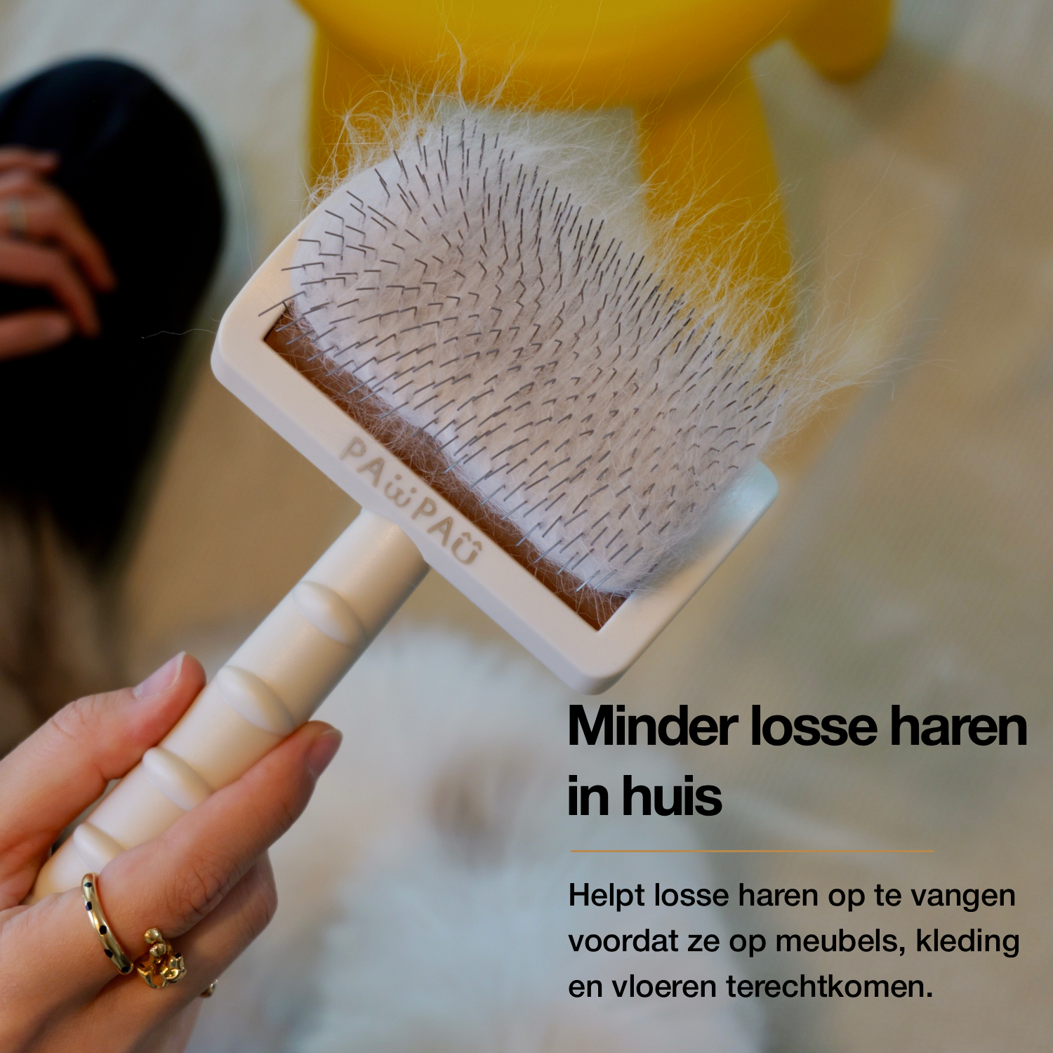 PawPau Slickerborstel voor Katten & Honden