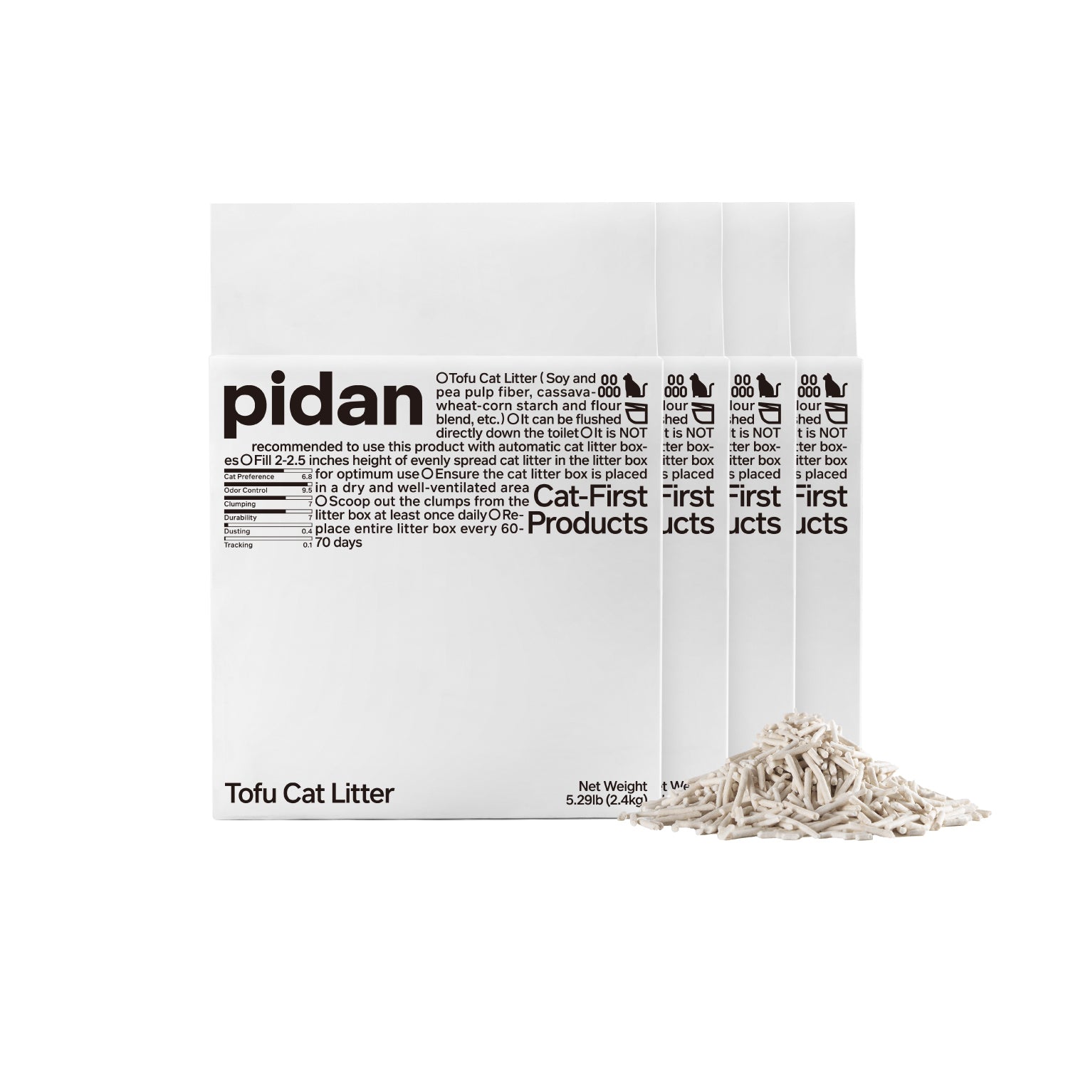 pidan Tofu Kattenbakvulling