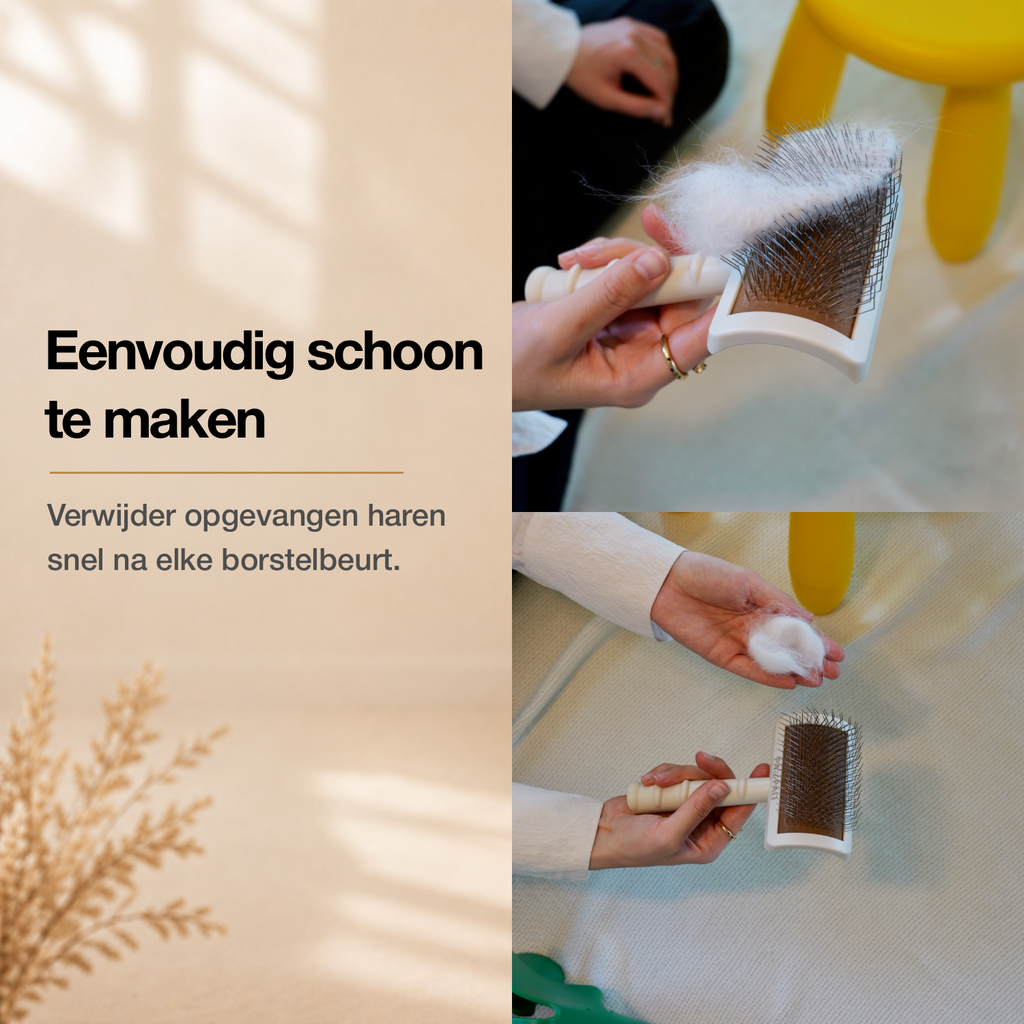 PawPau Slickerborstel voor Katten & Honden