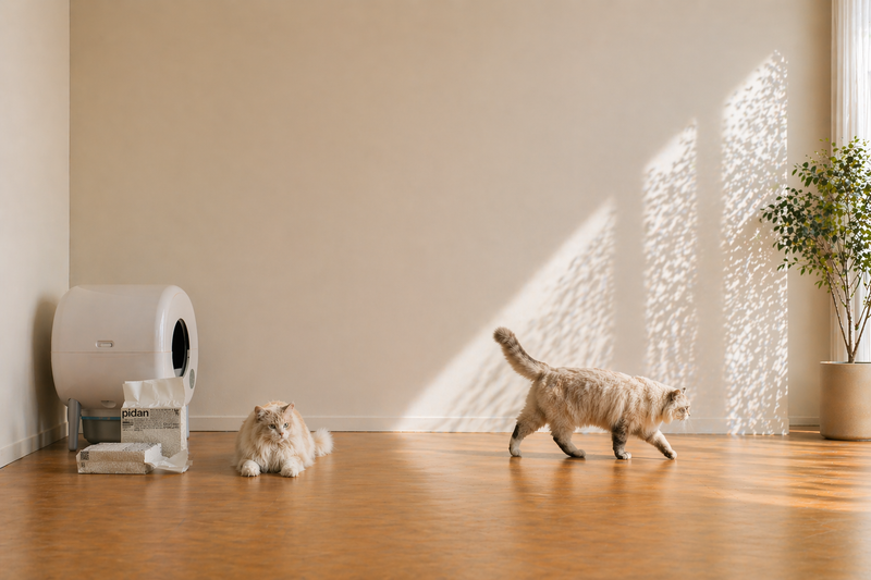 Klonterende kattenbakvulling: bentoniet, tofu of cassave