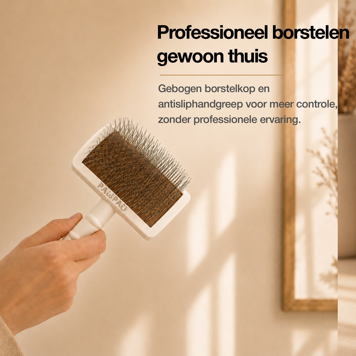 PawPau Slickerborstel voor Katten & Honden